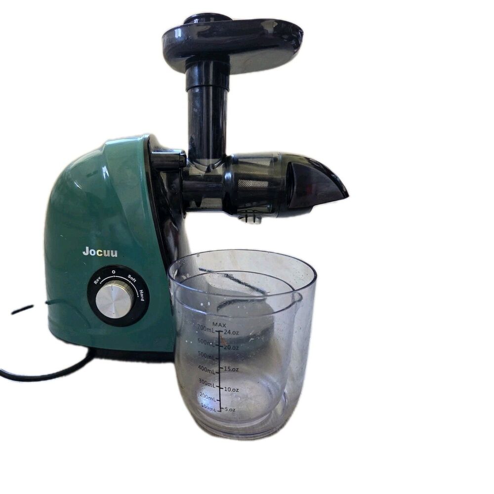 Jocuu Slow Masticating Juicer Cold Press Fruit Vegetable Juice Extractor Green